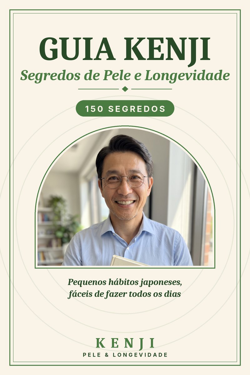 Capa do Guia Kenji, 150 Segredos de Pele e Longevidade
